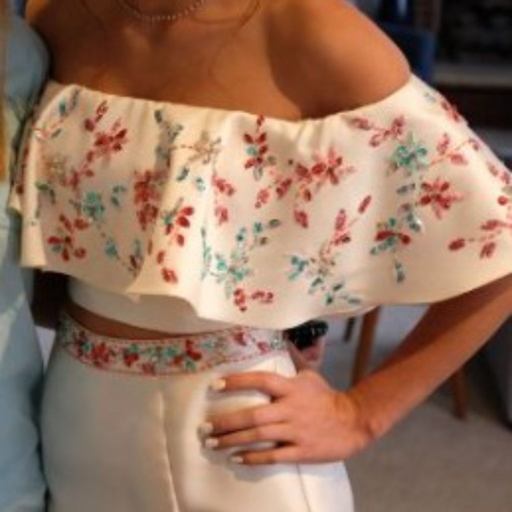 Alyce Prom/Formal Two Piece Dress with a train